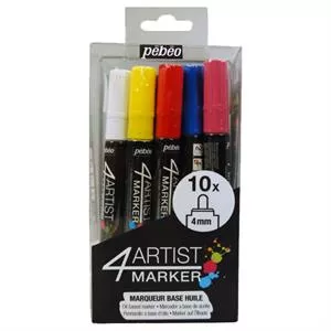 Pebeo 4 Artist Marker 10 Set